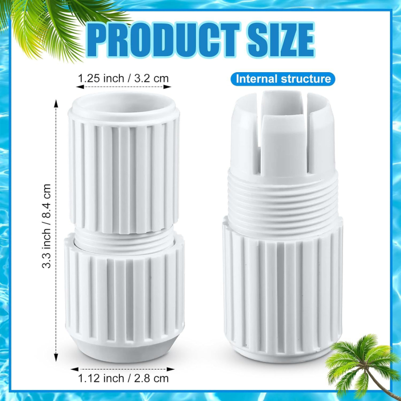 Телескопична пръчка за надуваем басейн – подмяна с камшанов вал и връзка, удължителна пръчка с заключващ механизъм, ABS материал