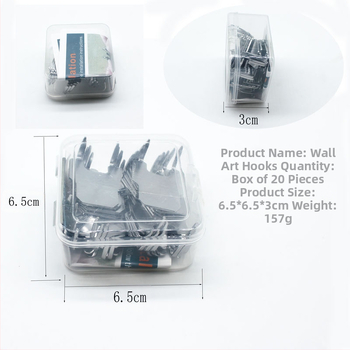 Μεταλλικοί γάντζοι κρεμάσματος για γυψοσανίδα, 20 τεμάχια, ανθεκτικοί, μάρκα YANANDAOCHANG
