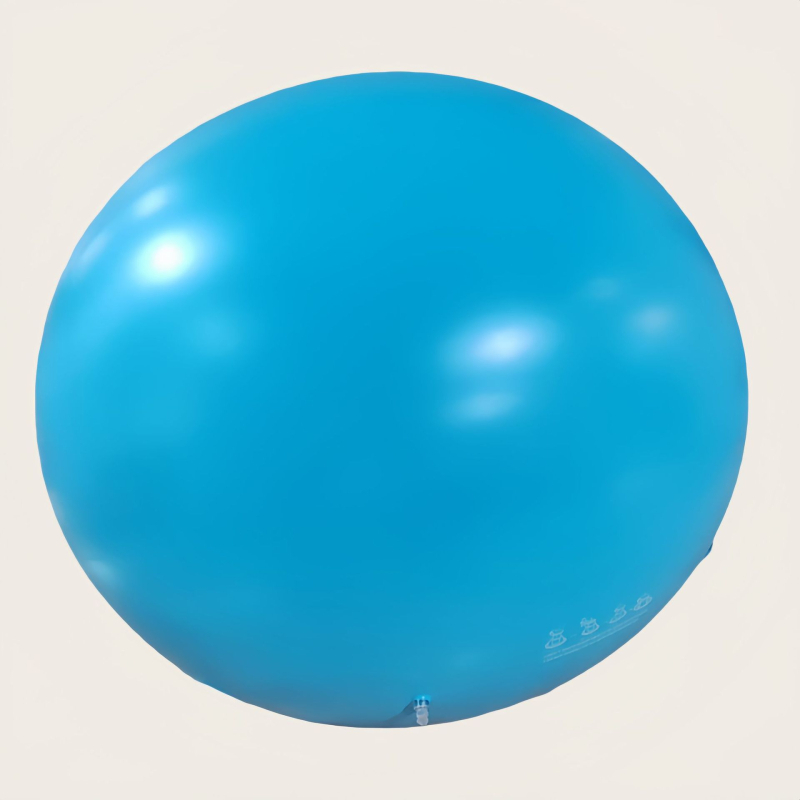 Išpūsta PVC baseino pagalvė - apvali pagalvė su apsaugine danga