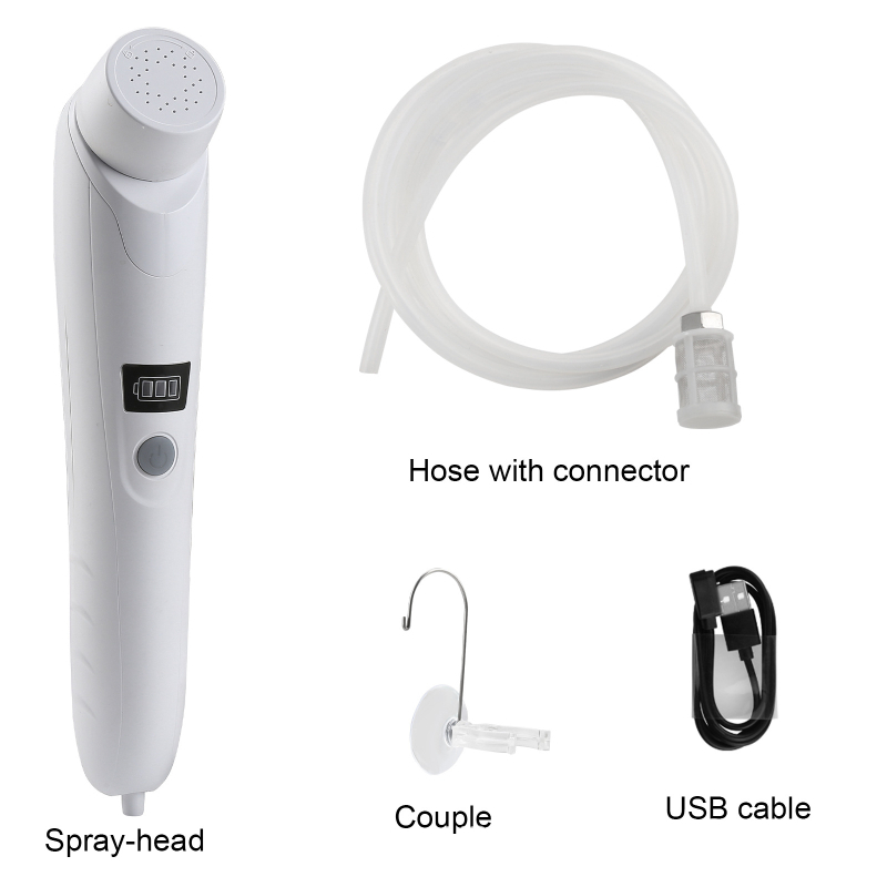 Φορητό ηλεκτρικό ντους για κάμπινγκ HY15, CE πιστοποίηση, ABS περίβλημα, επαναφορτιζόμενο