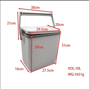 Φορητό μονωμένο κουτί αποθήκευσης ποτών για ζεστά και κρύα ροφήματα, πλαστικό, σετ 6 τεμαχίων.