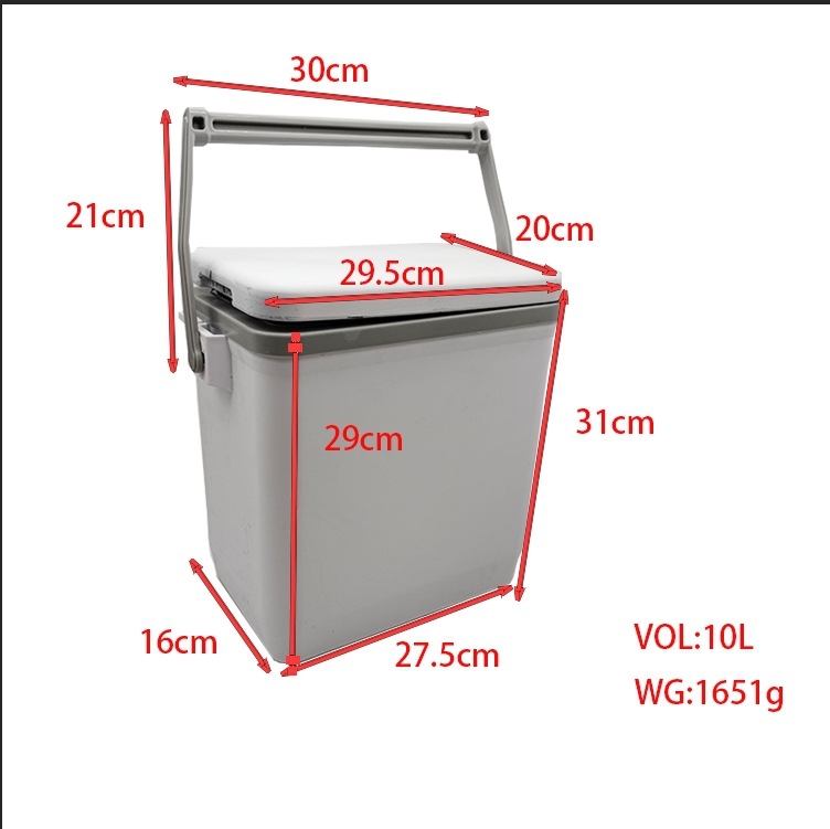 Преносима изолирана кутия за напитки, за топли и студени напитки, пластмасова, комплект от 6.