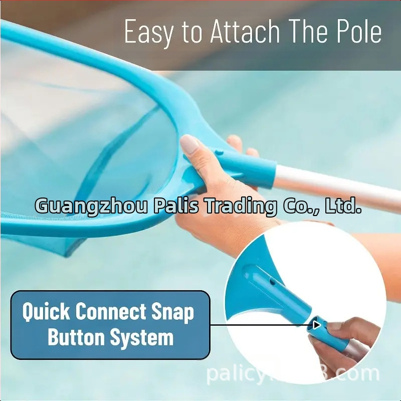 Sada na čistenie bazéna – sieť na listy do hlbokej vody s tyčou, kombinovaný set