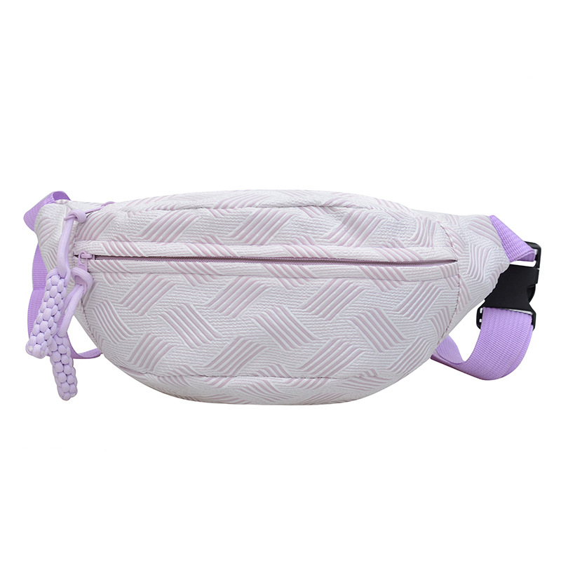 Női válltáska városi egyszerű stílusban, nylonból, háromdimenziós kialakítás, cipzáras nyitás, poliészter bélés