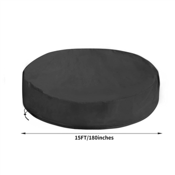 Εξωτερικό κάλυμμα πισίνας - κυκλικό, φουσκωτό, προστασία από σκόνη, βροχή και φύλλα; υλικό: πολυεστερικό νημάτιο; εξατομίκευση διαθέσιμη