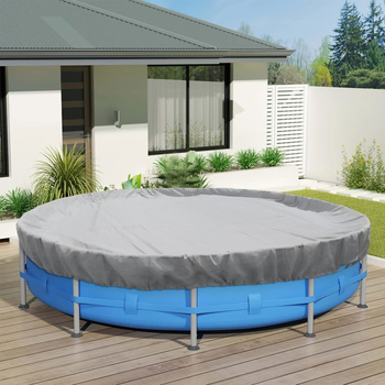 Εξωτερικό κάλυμμα πισίνας - κυκλικό, φουσκωτό, προστασία από σκόνη, βροχή και φύλλα; υλικό: πολυεστερικό νημάτιο; εξατομίκευση διαθέσιμη