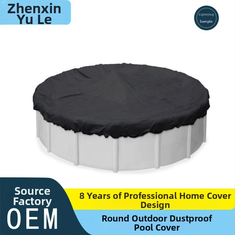 Lauko baseino dangtis - apskritos formos, pripučiamas, dulkių, lietaus ir lapų atsparumas; medžiaga: poliesterio pluoštas; pritaikymas galimas