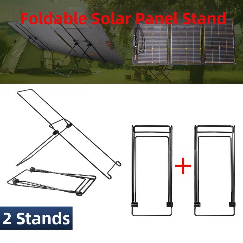 Išorinis nešiojamas saulės skydelio laikiklis, tvirtas, sulankstomas anglies plieno laikiklis su karabinu