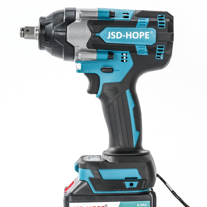 Електрически гаечен ключ - комплект, презареждаема литиева батерия, 220V, крутящ момент 600, удари 3500