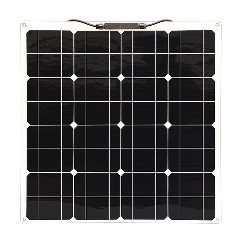 Гъвкав слънчев панел 50W 18V за открити условия — преносим фотоволтаичен панел за яхти, каравани и къмпинг със спешно зареждане