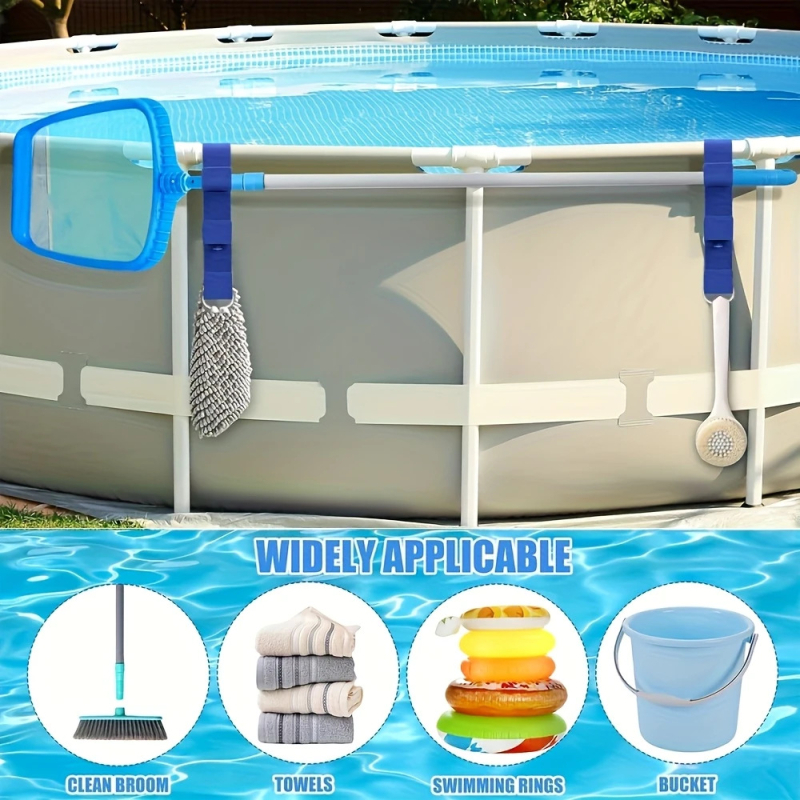 Kültéri dupla kampós akasztó — műanyag, könnyed luxus stílus, max terhelés 1 kg