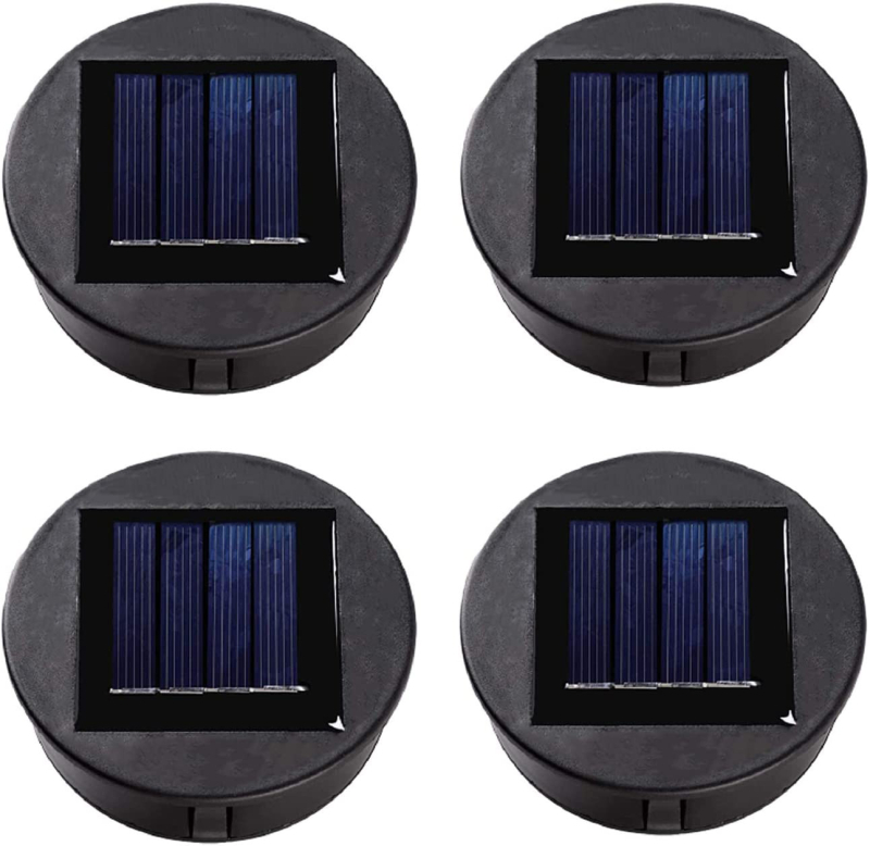 Palota lámpához napelemes LED akkumulátor-doboz, áttört dizájnnal, IP65, 0.6 W, 1.2 V, 12–16 órás üzemidő