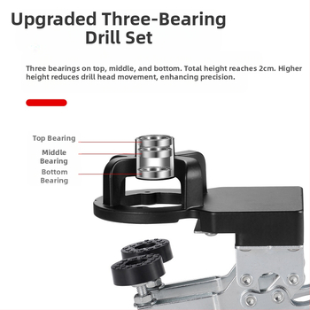 Дървообработващ инструмент: водач за пробиване на панти за шкафове и локатор за дупки на панти — помощно средство за монтаж