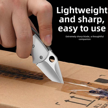 Сгъваем нож с висока твърдост, остро лезвие, преносим походен нож, дължина на лезвие 5 см