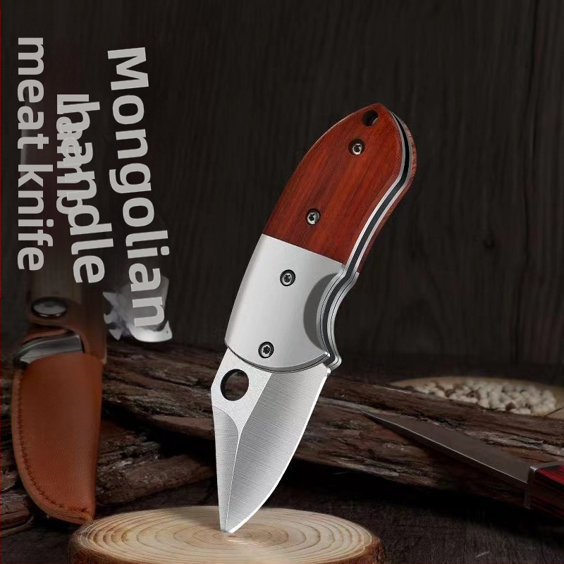 Sklopivi nož visoke tvrdoće, oštra oštrica, prijenosni outdoor nož, duljina oštrice 5 cm