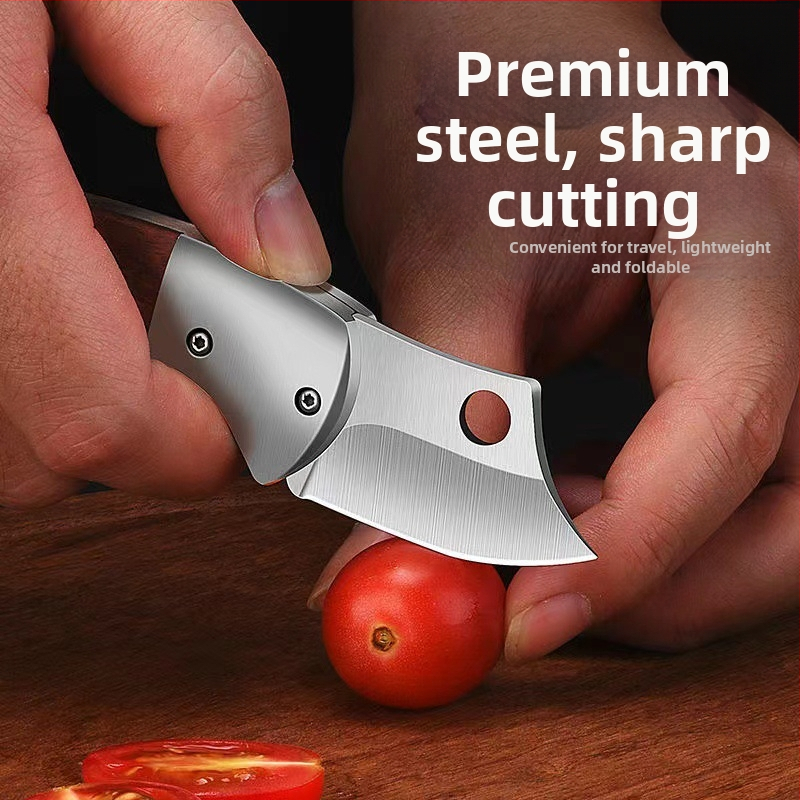 Sklopivi nož visoke tvrdoće, oštra oštrica, prijenosni outdoor nož, duljina oštrice 5 cm