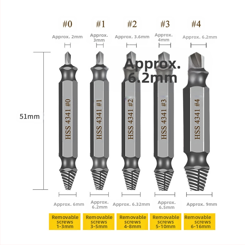 Инструмент за извличане на счупени жици – многофункционален (Дължина: 110; Използване: счупени жици; Материал: стомана; Тегло: 1)