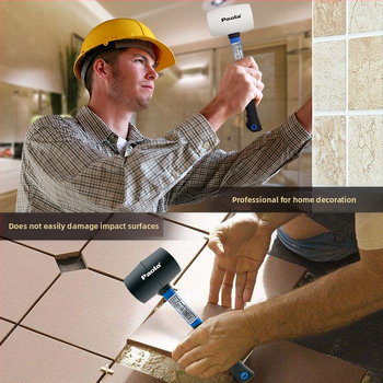 Claw hammer με κεφαλή από καουτσούκ; λαβή: άλλο υλικό