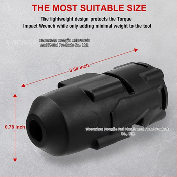 M18 Προστατευτικό μποτάκι και θήκη για κρουστικό κλειδί με υψηλή ροπή, από πλαστικό