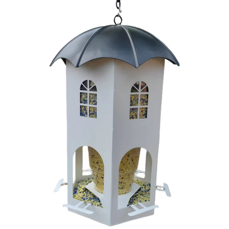 Vanjska hranilica za ptice s kišobranom | Materijal: željezo; Stil: pastoralni; Izrada: drugo; Brand: Full of Flying