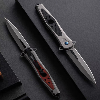 Wen zhuo πτυσσόμενο τακτικό μαχαίρι με λαβή G10 και λεπίδα από ανοξείδωτο ατσάλι για κατασκήνωση και επιβίωση