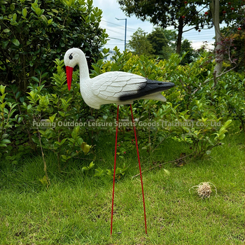 Пластмасово декоративно украшение във формата на птица за открита градина, PE материал, Blow molding, пасторален стил, симулирано животно