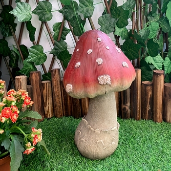 Műgyanta gomba kert szobor – kültéri és beltéri dekoráció, ideális üzleti ajándék