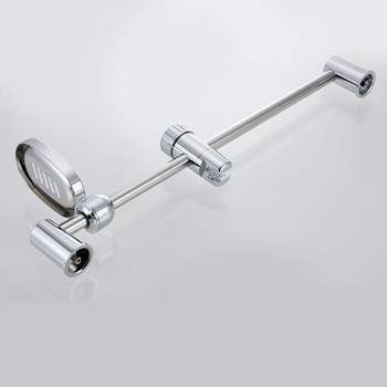 Nerūdijančio plieno dušo laikiklis su reguliuojamu pakėlimo strypu ir muilo dėžute, dušo laikiklis, chinoiserie stilius