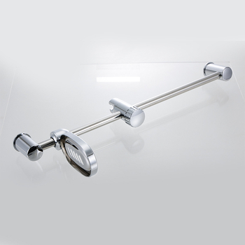 Nerūdijančio plieno dušo laikiklis su reguliuojamu pakėlimo strypu ir muilo dėžute, dušo laikiklis, chinoiserie stilius