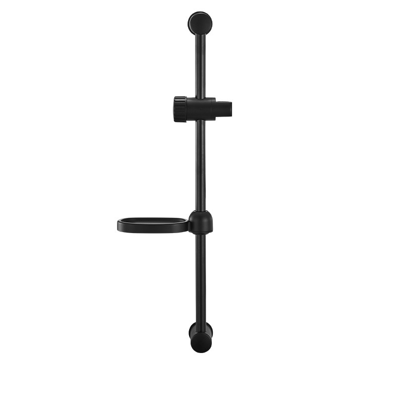 Nerūdijančio plieno dušo laikiklis su reguliuojamu pakėlimo strypu ir muilo dėžute, dušo laikiklis, chinoiserie stilius