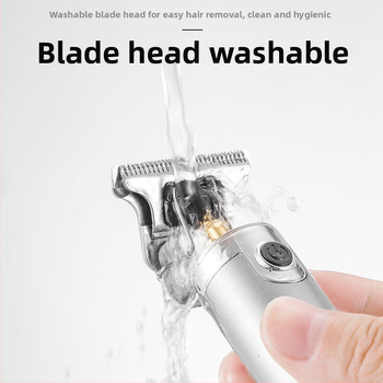 Електрически подстригвач за домашна употреба, двупосочно захранване (зареждане/мрежа), нож от неръждаема стомана, общо предназначение, не е водоустойчив