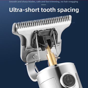 Електрически подстригвач за домашна употреба, двупосочно захранване (зареждане/мрежа), нож от неръждаема стомана, общо предназначение, не е водоустойчив