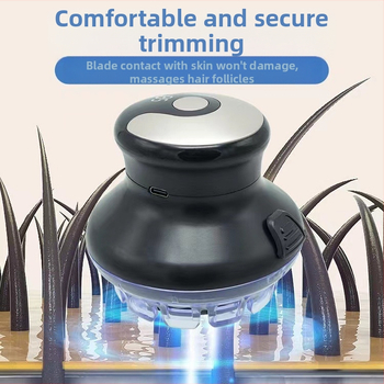 Безжична машинка за подстригване за плешиви глави – Brushed motor, вградена батерия 300–500 mAh, нож от неръждаема стомана, нисък шум (<36 dB), време на работа 0–1 ч