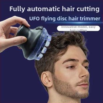 Безжична машинка за подстригване за плешиви глави – Brushed motor, вградена батерия 300–500 mAh, нож от неръждаема стомана, нисък шум (<36 dB), време на работа 0–1 ч