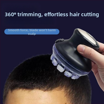 Безжична машинка за подстригване за плешиви глави – Brushed motor, вградена батерия 300–500 mAh, нож от неръждаема стомана, нисък шум (<36 dB), време на работа 0–1 ч