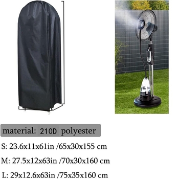 Κάλυμμα προστασίας σκόνης για ανεμιστήρα δαπέδου — πολυεστέρας, προσαρμόσιμο, μοντέρνο μινιμαλιστικό στυλ