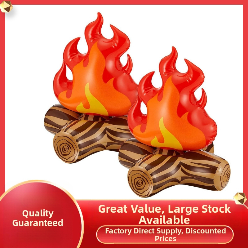 Išpūstas ugnių rekvizitas lauko dekoracijoms, PVC (Medžiaga: PVC; Pakuotė: OPP maišelis; Amžiaus grupė: 15–35; Naudojimas: kemperiams ir sodo dekoravimui)