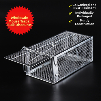 Graužikų gaudyklė narve su aukštos jautrumo pedalo jutikliu, tvirtas mechanizmas, vidutinio modelio