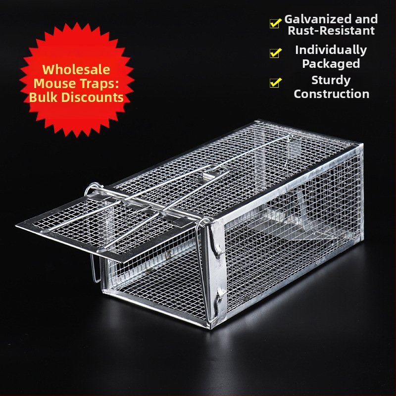 Graužikų gaudyklė narve su aukštos jautrumo pedalo jutikliu, tvirtas mechanizmas, vidutinio modelio