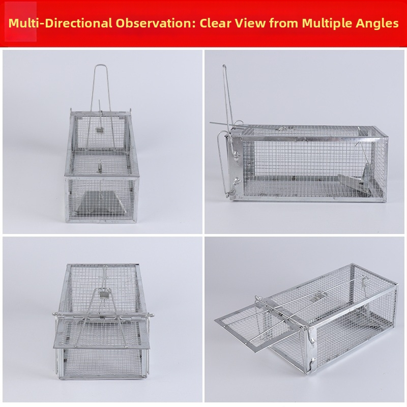 Ловушка за гризачи в клетка за мишки с педален тригер с висока чувствителност, твърд механизъм, модел Medium