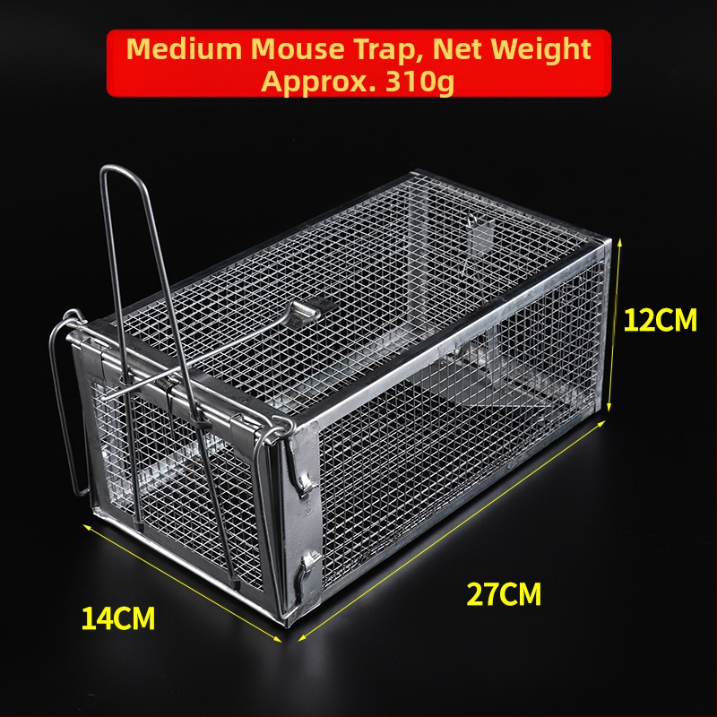 Graužikų gaudyklė narve su aukštos jautrumo pedalo jutikliu, tvirtas mechanizmas, vidutinio modelio