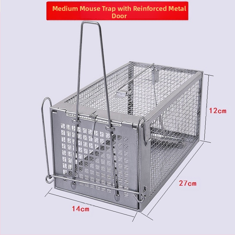 Graužikų gaudyklė narve su aukštos jautrumo pedalo jutikliu, tvirtas mechanizmas, vidutinio modelio