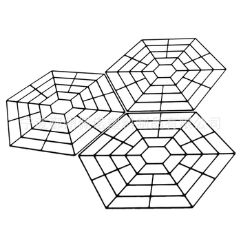 Šešiakampė plūduriuojanti tvenkinio apsaugos tinklas, plastmasinis, 20 vnt