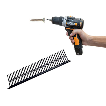 Пластмасови PP шипове за покривни козирки – отблъсква птици и прилепи, модел MZK198, марка US-China Kai, възможност за частно етикетиране