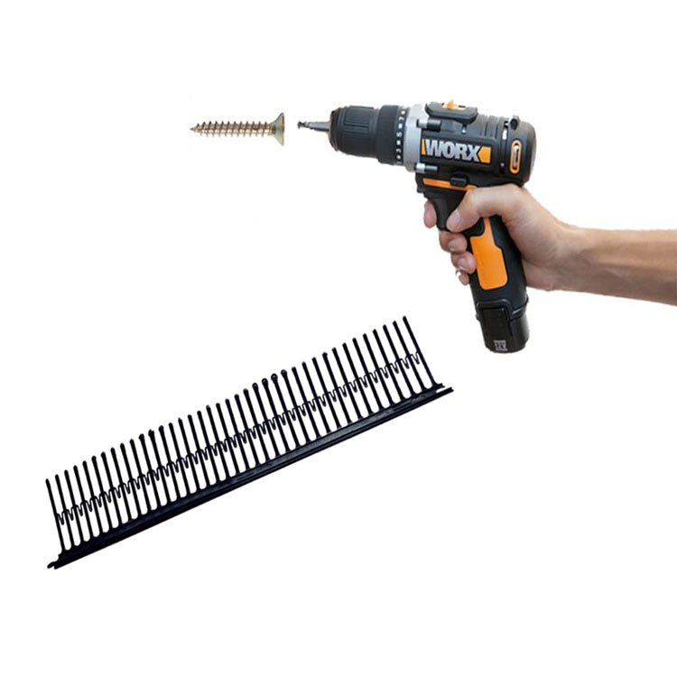 Пластмасови PP шипове за покривни козирки – отблъсква птици и прилепи, модел MZK198, марка US-China Kai, възможност за частно етикетиране