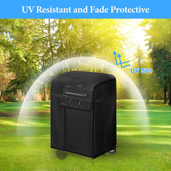 Κάλυμμα BBQ φούρνου τετράγωνο από Oxford ύφασμα – αδιάβροχο, προσαρμοζόμενο