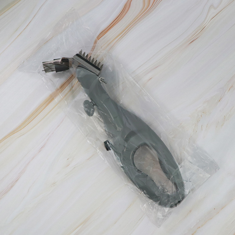 Grila birste ar nerūsējoša tērauda rokturi un tērauda stieņiem – neregulārs stils, iepakojumā 36 gab.