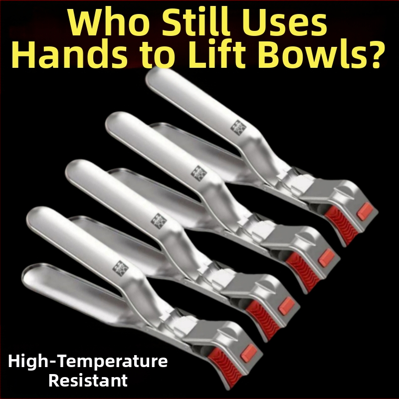 Konyhai klipek készlet tálakhoz és tányérokhoz – gőzölő klippek, rozsdamentes acélból (Márka: Other; Anyag: Rozsdamentes acél; Alkalmazás: Egyéb)