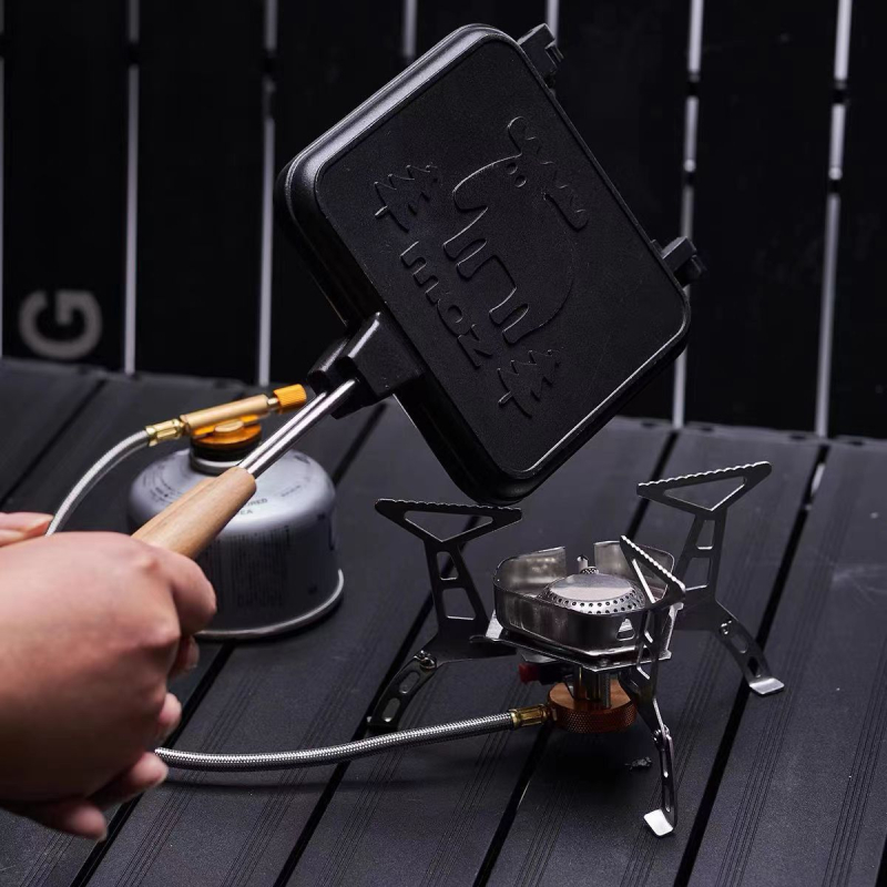 Kétoldalas, tapadásmentes szendvics serpenyő és kenyérsütő forma, alumíniumötvözet; Márka: Más; Nem importált