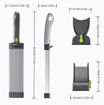 Rankinis daugiafunkcinis pjaustymo įrankis mėsai ir daržovėms iš ABS ir nerūdijančio plieno